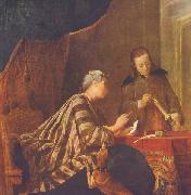 Jean Simeon Chardin Lady Sealing a Letter oil painting